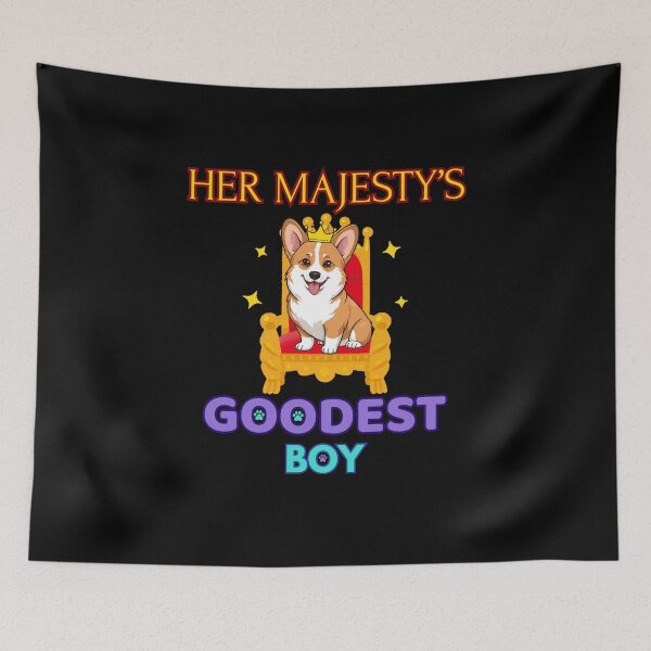 Item preview, Royal Corgi – The Goodest Boy on the Throne designed and sold by Kotalo.