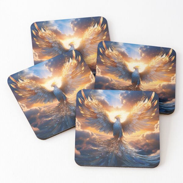 Item preview, Majestic Phoenix of Dawn with Radiant Wings designed and sold by MDKey DESIGN.
