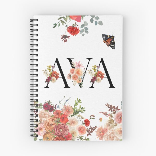Item preview, Ava Vintage Florals Letter A designed and sold by WildAliceArt.