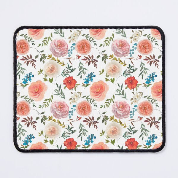 Item preview, Ava Vintage Florals Letter A designed and sold by WildAliceArt.