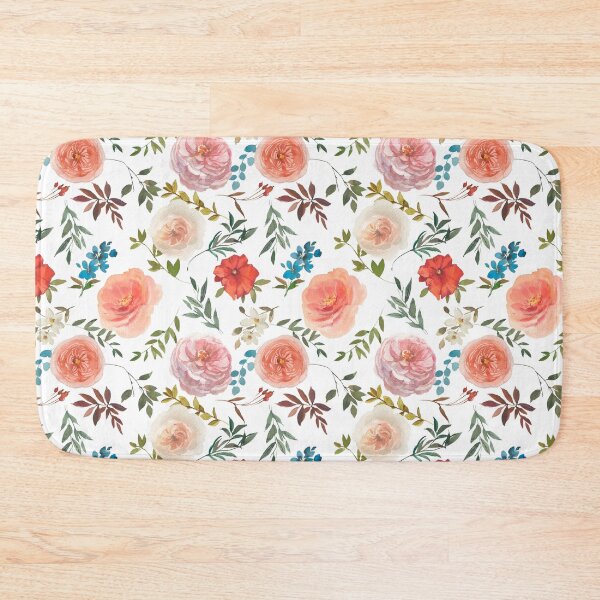 Item preview, Ava Vintage Florals Letter A designed and sold by WildAliceArt.