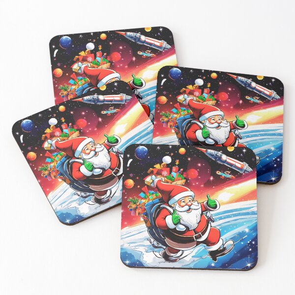 Item preview, Santa in Space! designed and sold by Zofia Sosnecka.