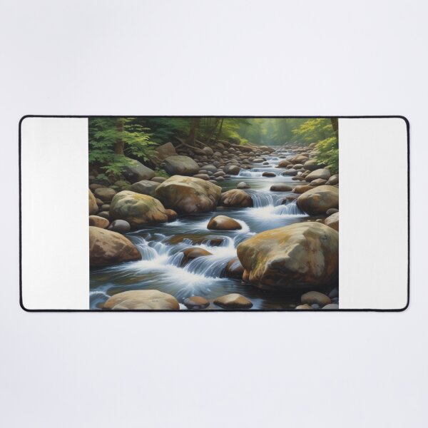 Item preview, “Whispers of the Forest – Gentle Stream Over Stones designed and sold by NaomiRut.