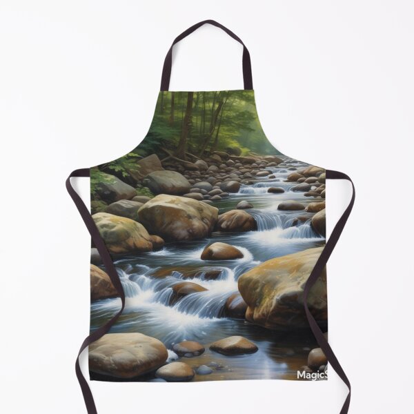 Item preview, “Whispers of the Forest – Gentle Stream Over Stones designed and sold by NaomiRut.