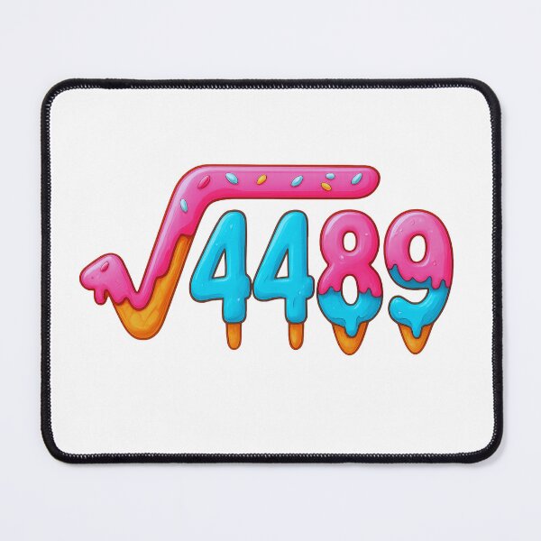 Item preview, Funny Square Root 4489 Equals 67 Math Meme Ice Cream Humor Design designed and sold by funnyshop222.