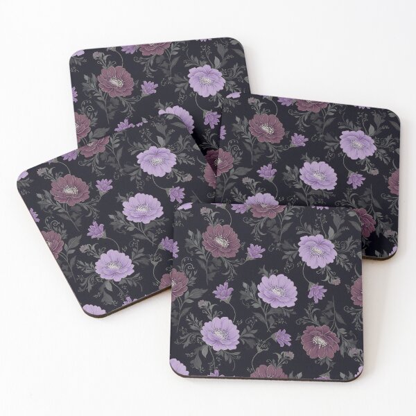 Item preview, Elegant Purple Floral Pattern | Vintage Violet Botanical Design designed and sold by ShabanMerch.