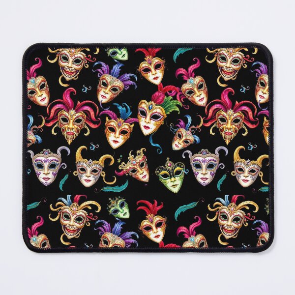 Item preview, Colorful Venetian Carnival Masks Pattern – Masquerade Ball Costume Design designed and sold by PAPIRO SIGLO XXI.