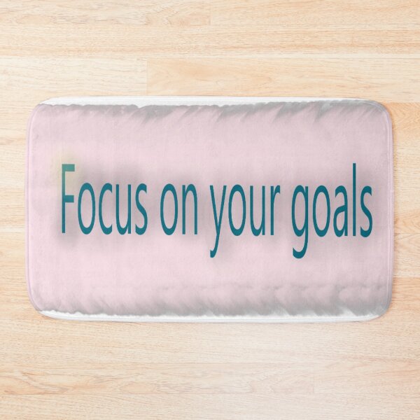 Item preview, Focus on Your Goals – Motivational Typography  designed and sold by Beautiful art store.