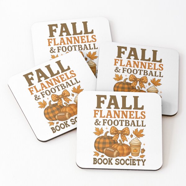 Item preview, Fall and Football Flannel - Book Society designed and sold by JonysCreativeDesigns.
