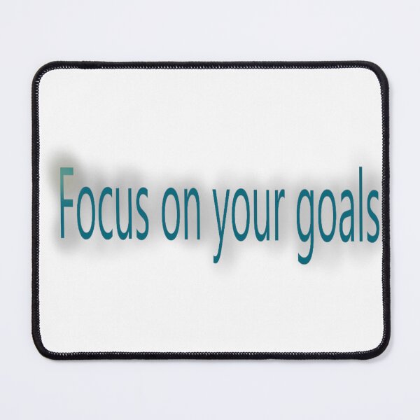 Item preview, Focus on Your Goals – Motivational Typography designed and sold by Beautiful art store.