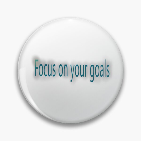 Item preview, Focus on Your Goals – Motivational Typography designed and sold by Beautiful art store.