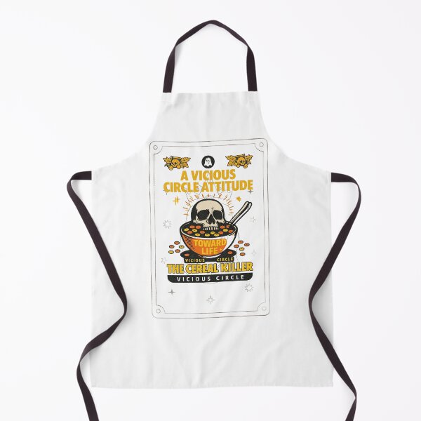 Item preview, Cereal Killer –Breakfast Goth – Retro Skull - VICIOUS CIRCLE Breakfast Halloween Classic T-Shirt designed and sold by inkfluenceart.