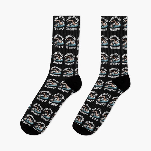 Item preview, I Swim Like A Girl Try To Keep Up  Motivational Swimming designed and sold by MizoX7.