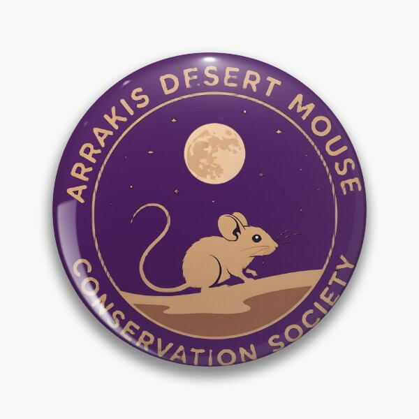 Item preview, Arrakis Desert Mouse Conservation Society Emblem designed and sold by bluel_evin.