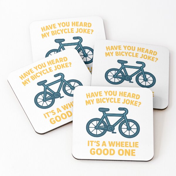Item preview, Funny Bicycle Joke Wheelie Good One Design designed and sold by TeeTimeTreasure.