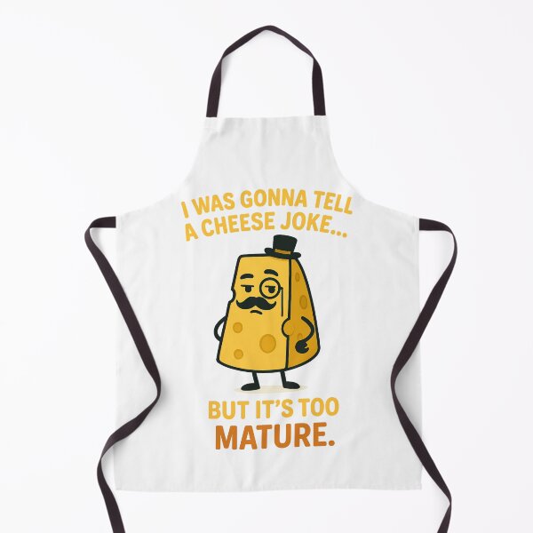 Item preview, Funny Cheese Joke Too Mature Pun Design designed and sold by TeeTimeTreasure.
