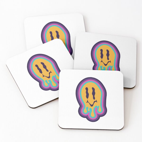 Item preview, Psychedelic Melting Smiley – Trippy Retro Vibes designed and sold by Costa-Services.