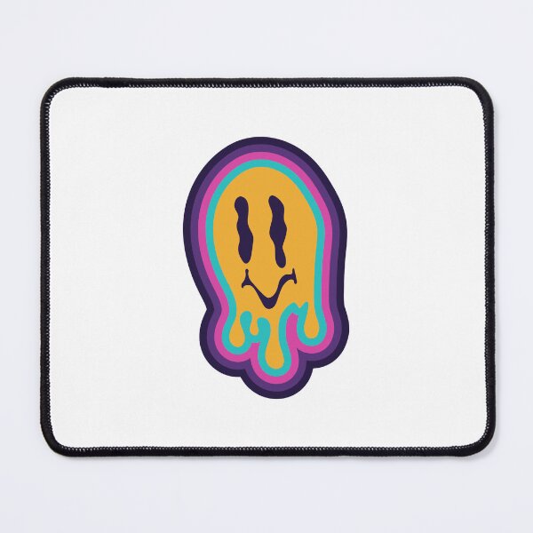 Item preview, Psychedelic Melting Smiley – Trippy Retro Vibes designed and sold by Costa-Services.