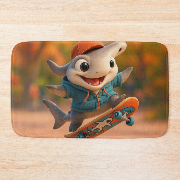 Item preview, Skater Bonnethead Shark designed and sold by Sillytoe.