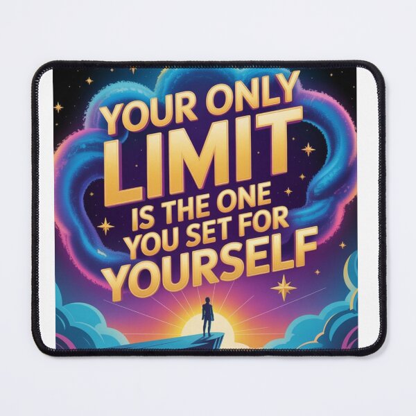 Item preview, Your Only Limit Is the One You Set for Yourself – Motivational Quote designed and sold by GogoVibes.