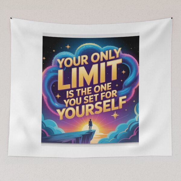 Item preview, Your Only Limit Is the One You Set for Yourself – Motivational Quote designed and sold by GogoVibes.