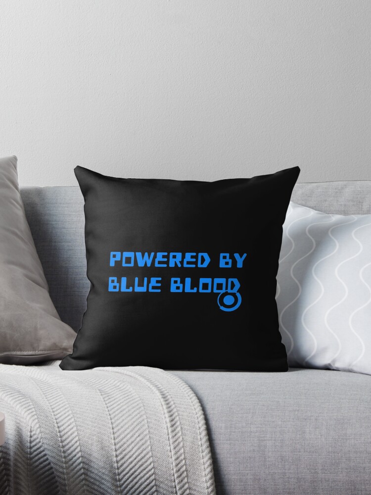 blue blood pillow