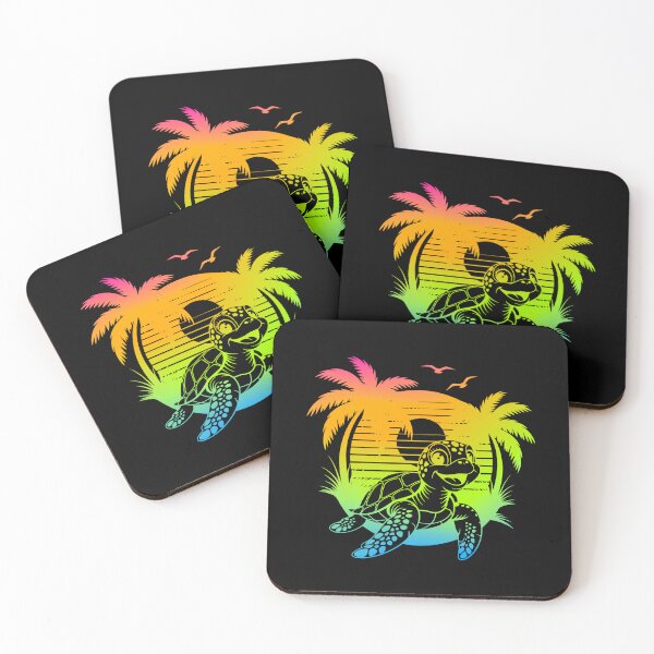 Item preview, Tropical Sea Turtle Design | Colorful Beach Vibes Graphic for Apparel & Gifts designed and sold by Sun Sand & Sea Art.