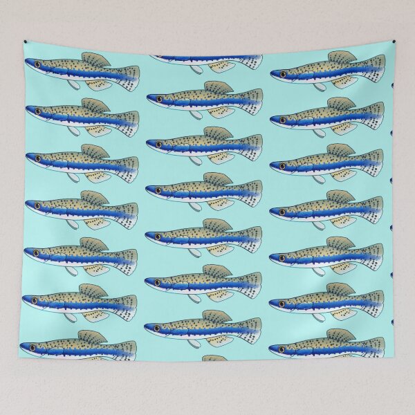 Item preview, Blackspotted Topminnow designed and sold by Spadefish Art.