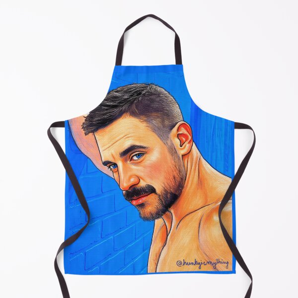 Item preview, Muscle Hunk with Blue Eyes designed and sold by Hunkyismything.