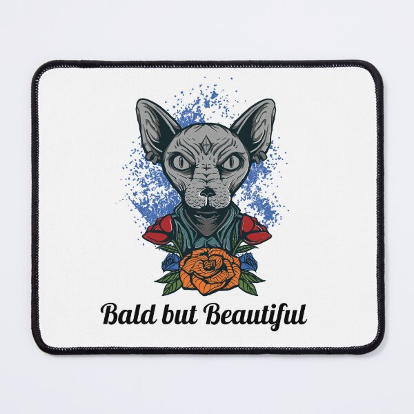 Item preview, Bald but Beautiful | Sphynx Cat Retro Sticker & Gifts designed and sold by PetJoyPrintsCO.