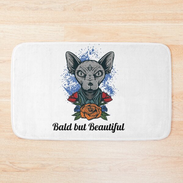 Item preview, Bald but Beautiful | Sphynx Cat Retro Sticker & Gifts designed and sold by PetJoyPrintsCO.