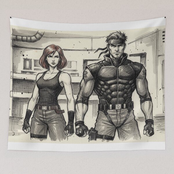 Item preview, Shadow Moses Duo: Snake & Meryl Legacy designed and sold by DracosFire.