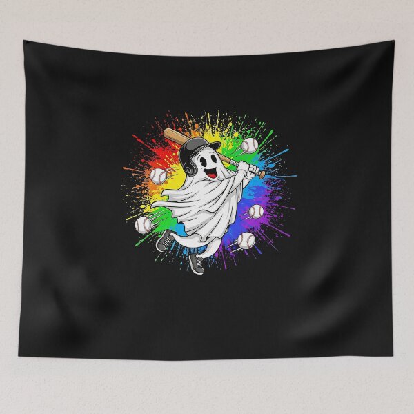 Item preview, Ice Cream Drip Ghost Baseball Spots Cool Halloween designed and sold by facegm.