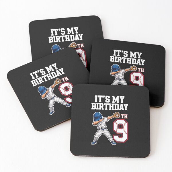 Item preview, It_s My 9th Birthday Baseball 9 Years Old Birthday Boy Girl designed and sold by facegm.