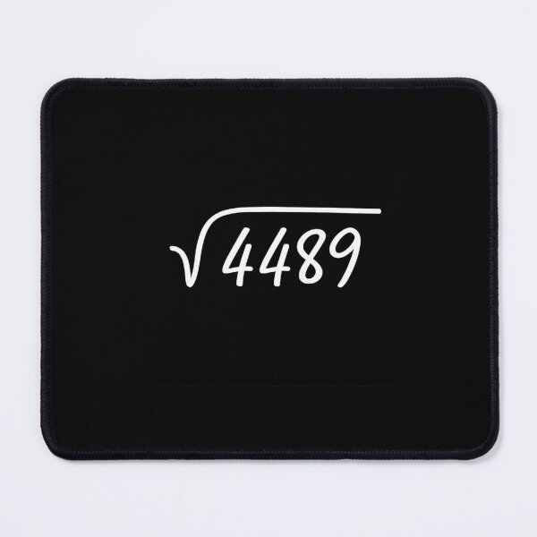 Item preview, Square Root of 4489 – Math Nerd Minimalist Design designed and sold by DailyDrivesct.