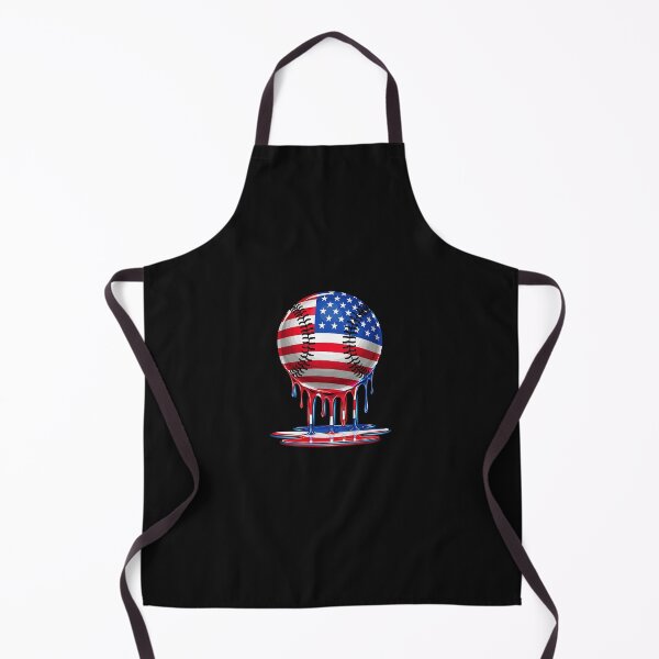 Item preview, Melting Ice Cream USA Flag Baseball Drip designed and sold by facegm.