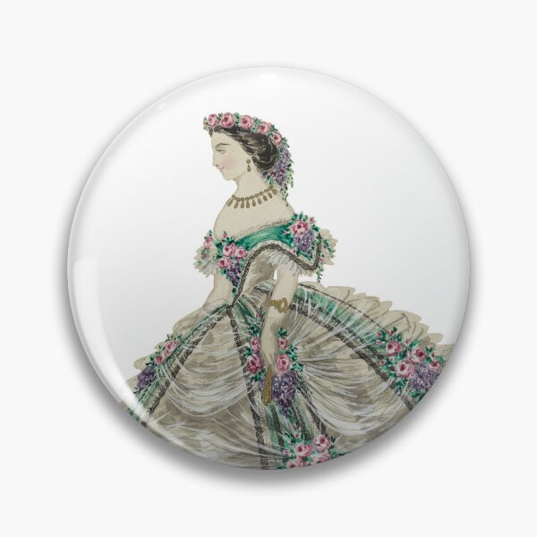 Item preview, Dama de 1860 en vestido de gala designed and sold by Historical Beauty.