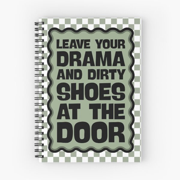 Item preview, Leave your drama and dirty shoes at the door - Entryway Sign designed and sold by Dondonmart.