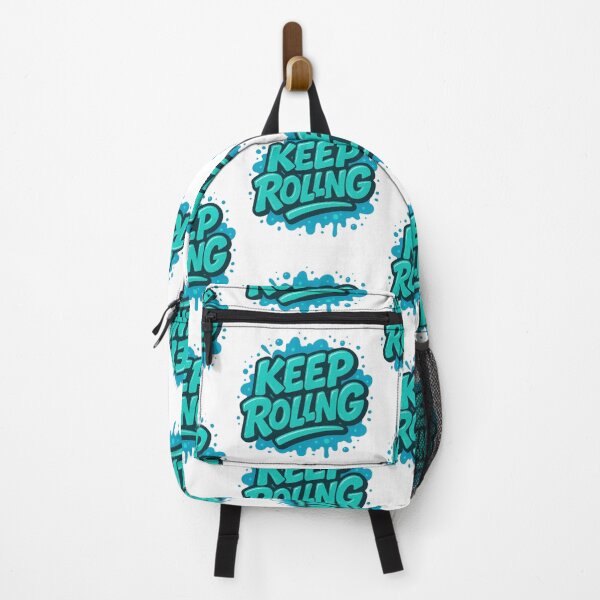 Item preview, “Keep Rolling” graffiti-style urban typography designed and sold by Ahau Designs.
