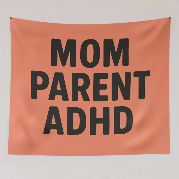 Item preview, Mom Parent ADHD – Bold Minimalist ADHD Awareness Mom Life Design designed and sold by MomParentADHD.