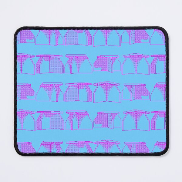 Item preview, Isle of Lewis Pixelart Bus Stops (pink print) designed and sold by TheRandomFactor.