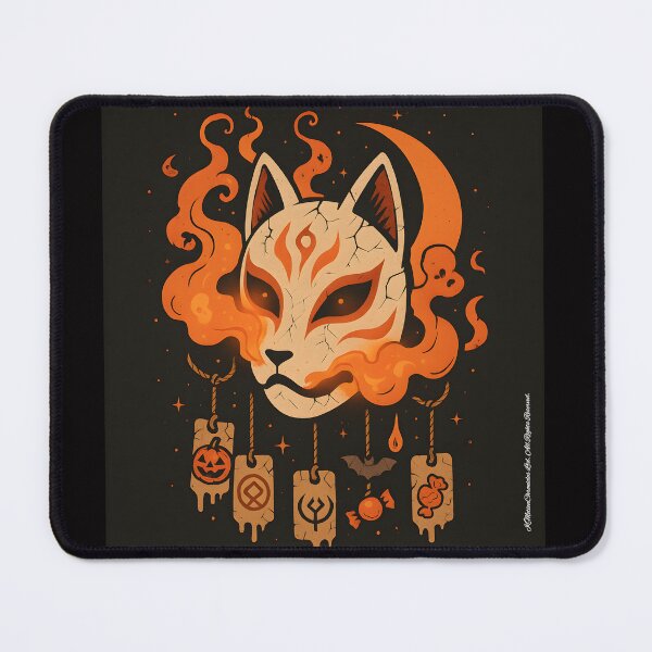 Item preview, Haunted Kitsune Mask – Halloween Spirit designed and sold by KMChronicles.