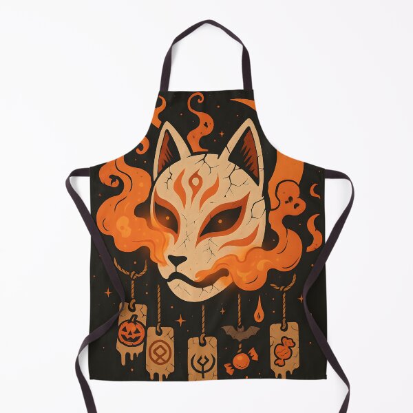 Item preview, Haunted Kitsune Mask – Halloween Spirit designed and sold by KMChronicles.