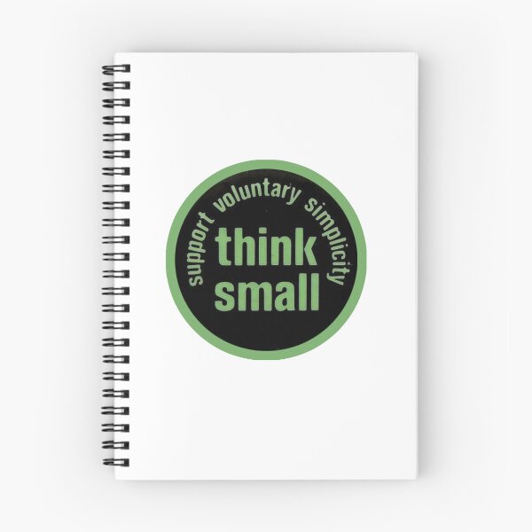 Item preview, Vintage Think Small - Support Voluntary Simplicity designed and sold by QuayTradingCo.