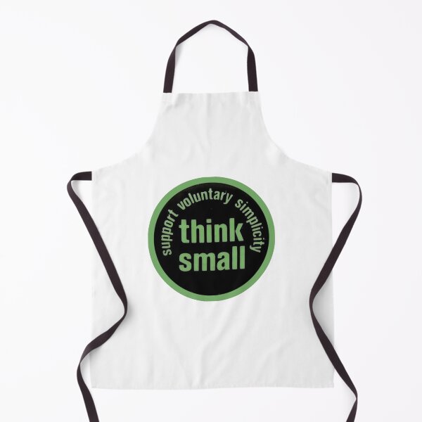 Item preview, Vintage Think Small - Support Voluntary Simplicity designed and sold by QuayTradingCo.