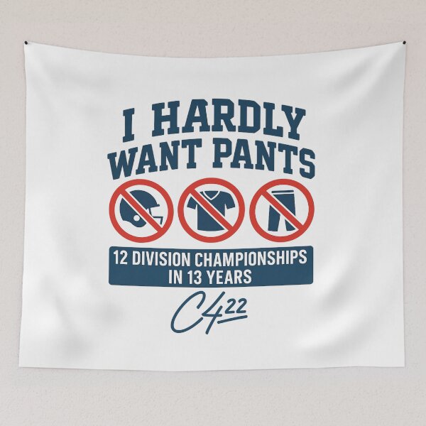 Item preview, I Hardly Want Pants – Funny Sports Fan Championship Graphic Tee designed and sold by DailyDrivesct.