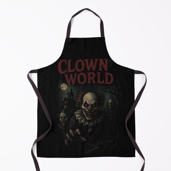 Item preview, Clown World Dark Circus Halloween horror creepy spooky designed and sold by VanillaBlueSky.