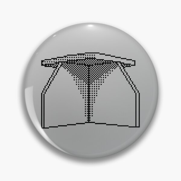 Item preview, Isle of Lewis Pixelart Bus Stop 4 (black print) designed and sold by TheRandomFactor.