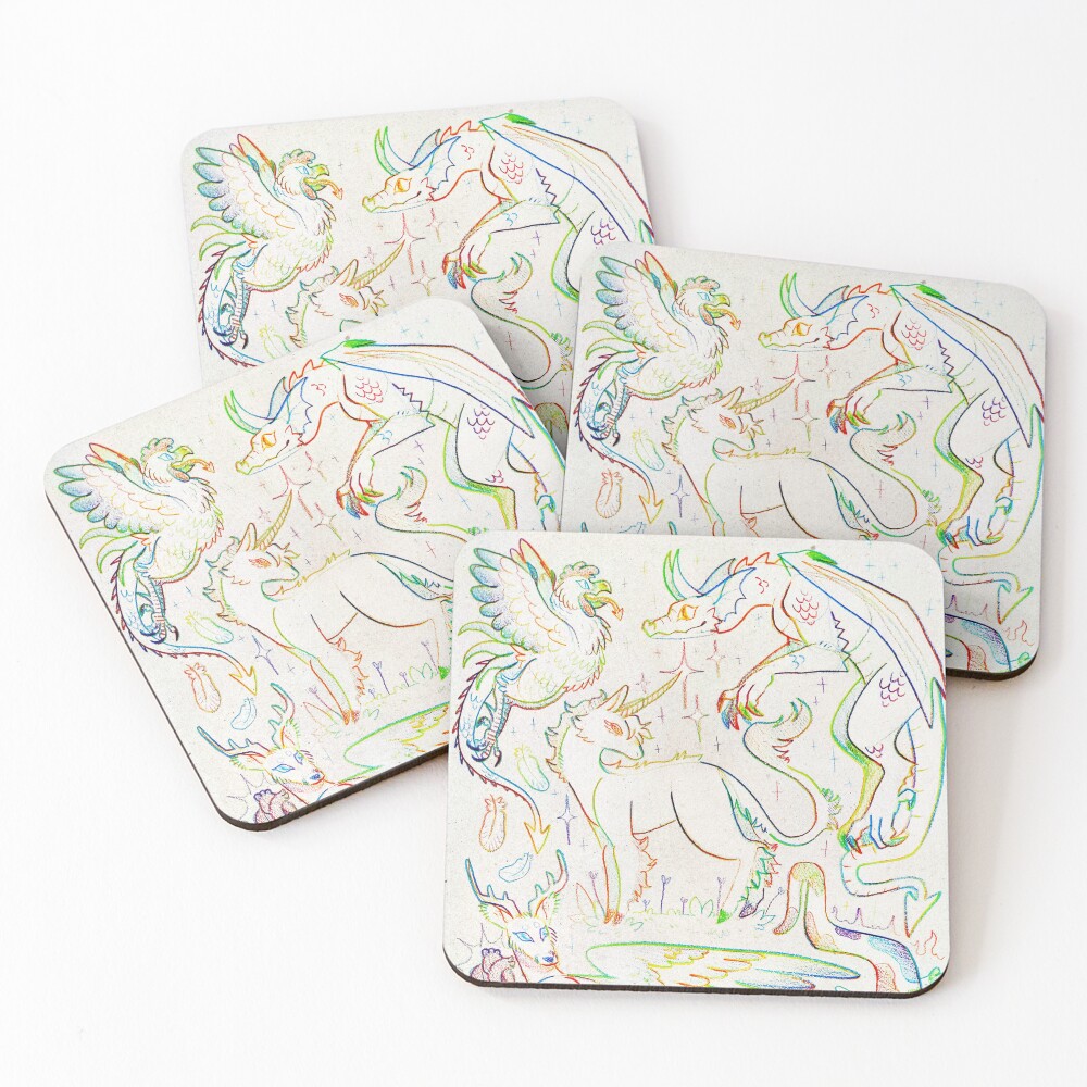 Item preview, Coasters (Set of 4) designed and sold by Spadefish.