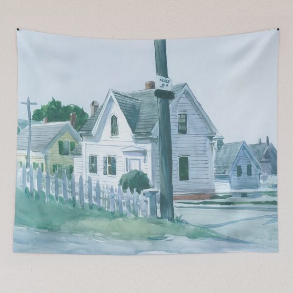 Item preview, White House With Dormer Window By Edward Hopper designed and sold by andrescastillRO.